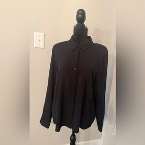 Classic Black Button-Up Shirt

#78